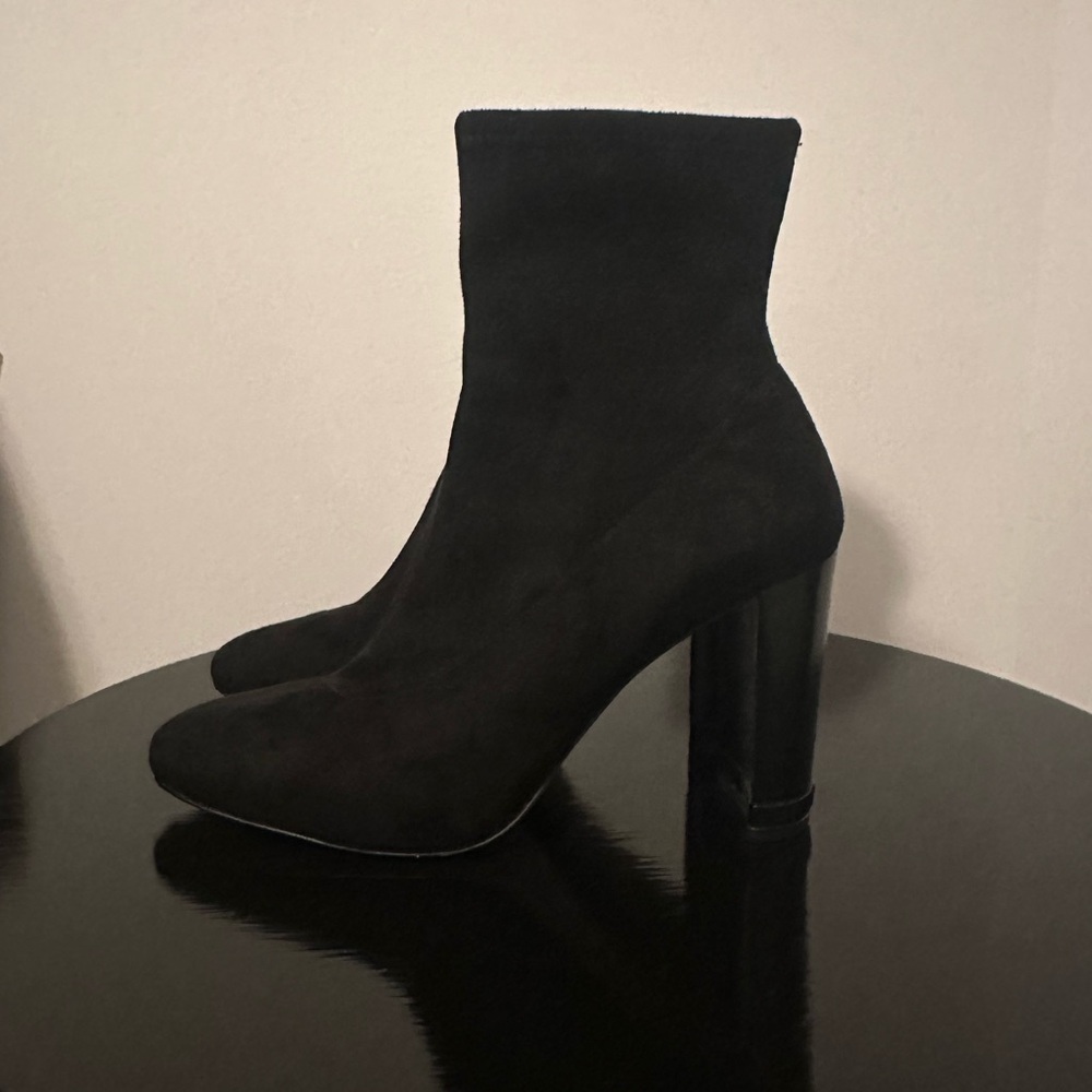 Michael Kors Mandy Sock Bootie, Size 8.5, Black